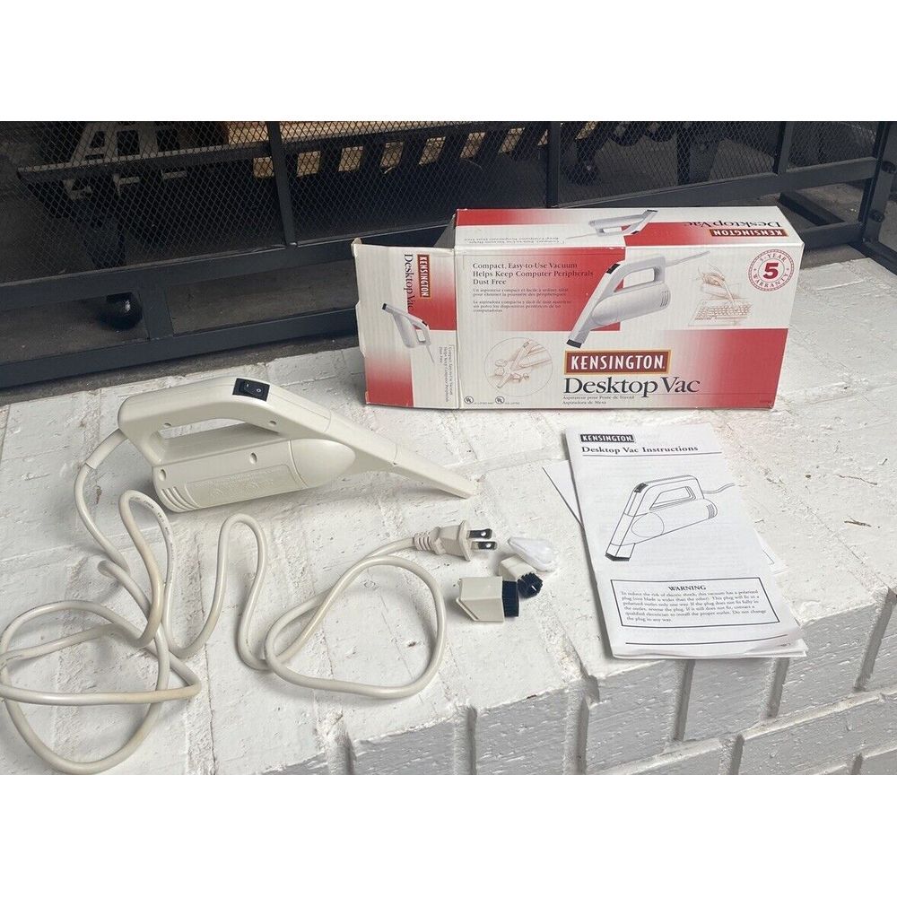 KENSINGTON Desktop Vac‎ Compact Easy-To-Use Vacuum 60050.